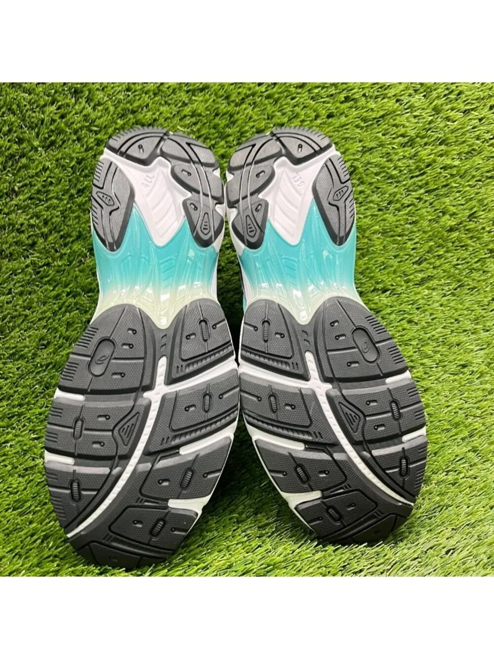 Asics GT-2160 Mens Size 12 Silver Teal Gold Athletic Running Shoes Sneakers